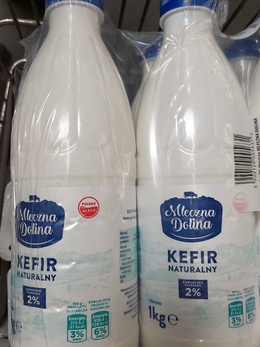 

Кефір натуральний “Mleczna Dolina”, 2%, 1 л