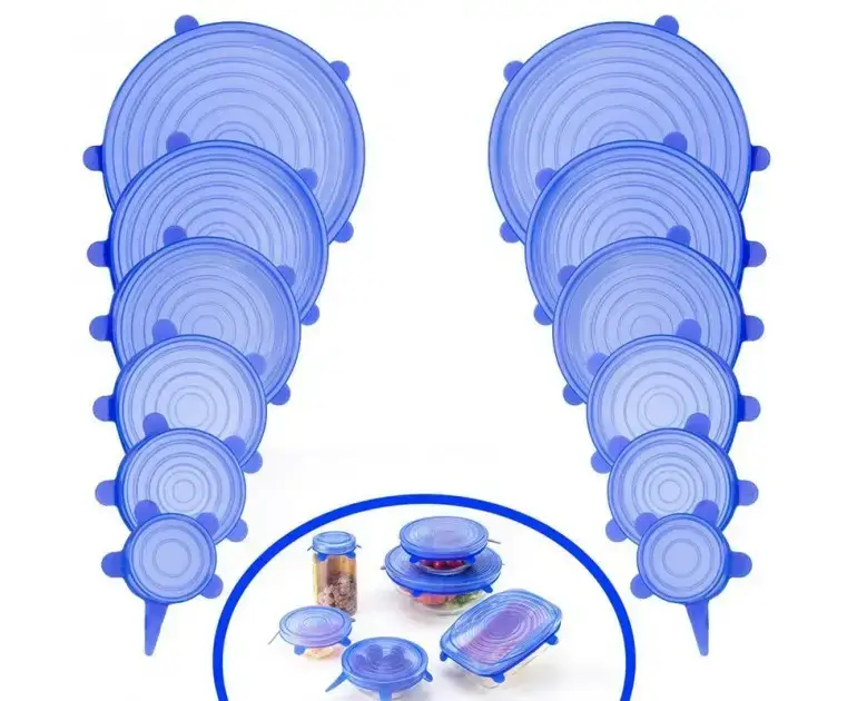 

Силиконовые универсальные крышки Super stretch silicone lids