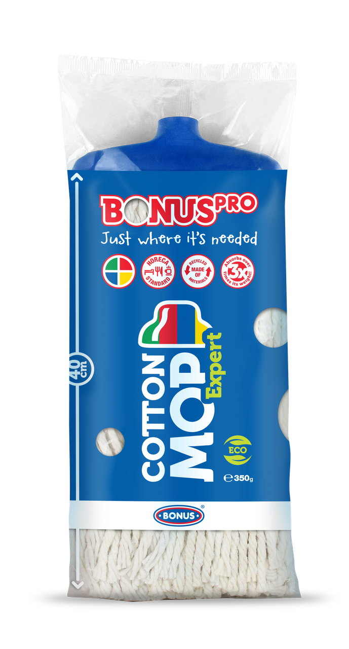 

Моп для швабры шнурковый Bonus B832 CottonMop Expert Синий