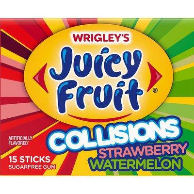 

Жвачка Wrigley's Juicy Fruit Collisions Strawberry Watermelon 15 sticks