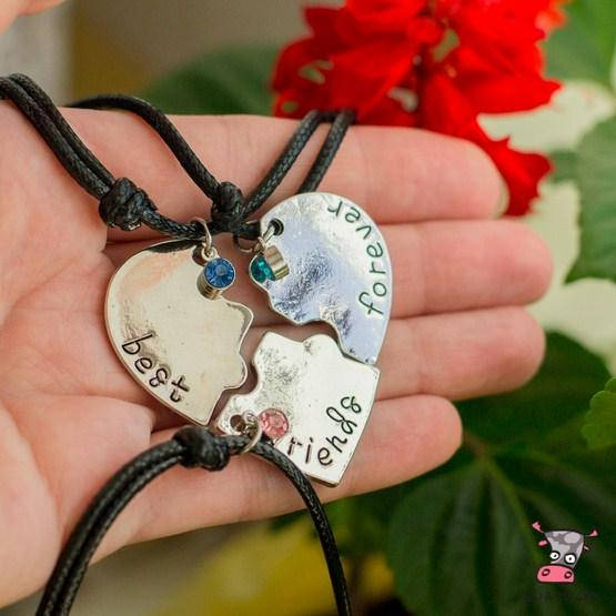 

Браслеты для троих друзей "Best Friends Forever"
