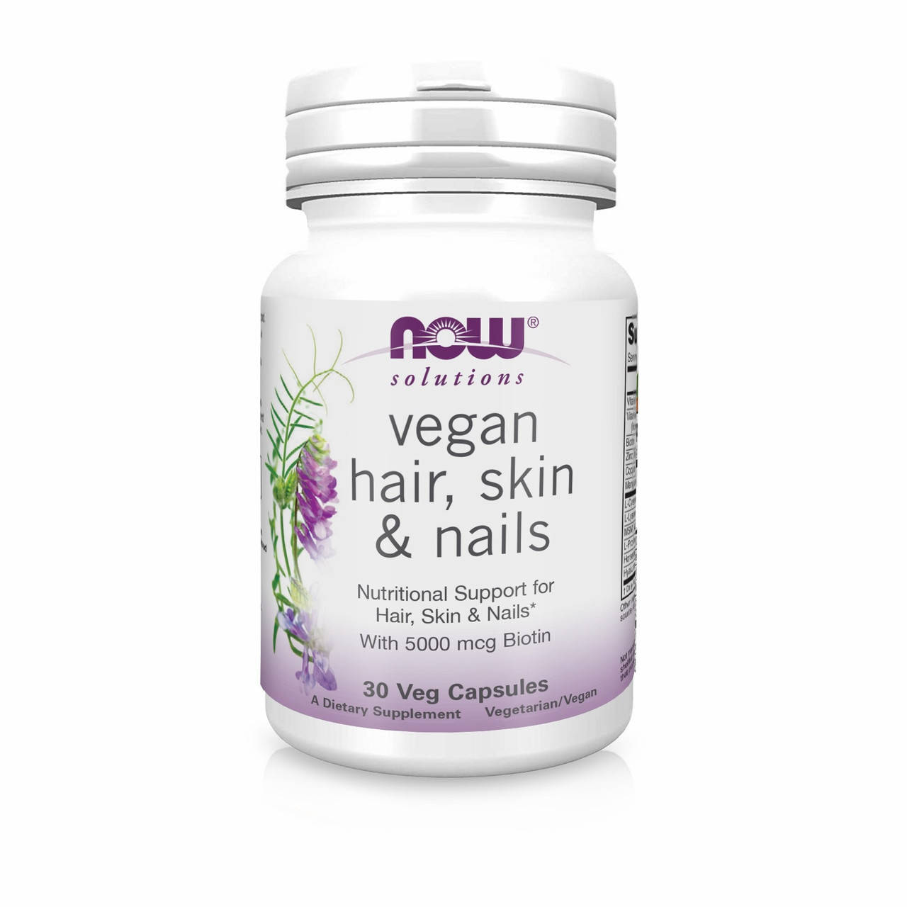 

NOW Витамины для кожи ногтей и волос Vegan Hair, Skin & Nails капсулы №30