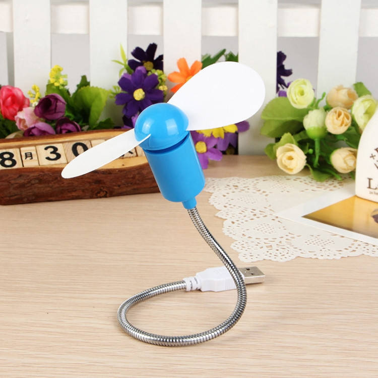

Гибкий компьютерный USB вентилятор (голубой)