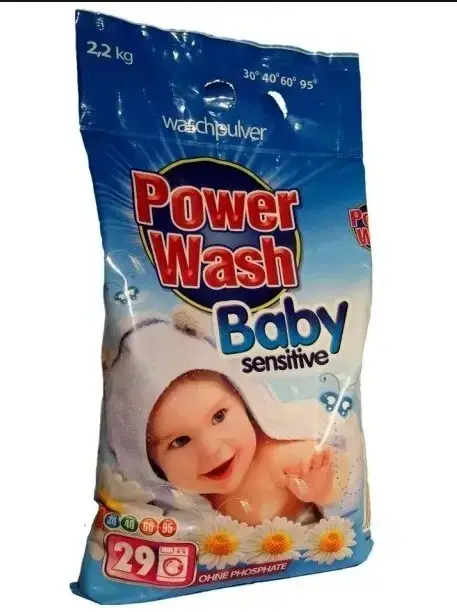 

Детский стиральный порошок Power Wash 2,2кг (29 стирок)