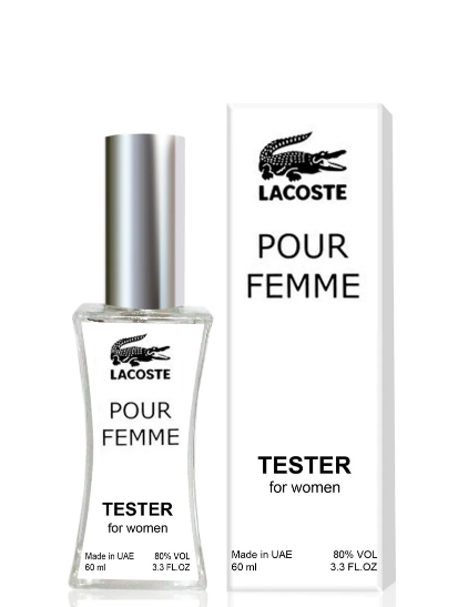

Тестер женский Lacoste Pour Femme, 60 мл. (Лакоста Пур Фемме)