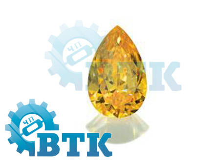 

Цирконий кубический (фианит) желтый груша 7*5