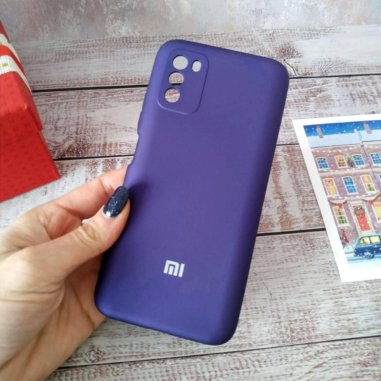 

Чехол Silicone case Full для Xiaomi Poco M3 Purple (Фиолетовый)