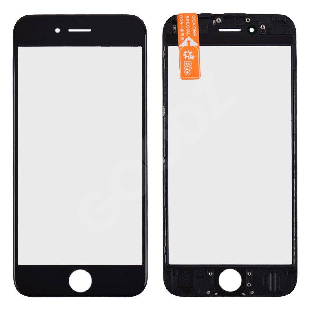 

Стекло корпуса с рамкой и OCA для iPhone 6S, цвет черный