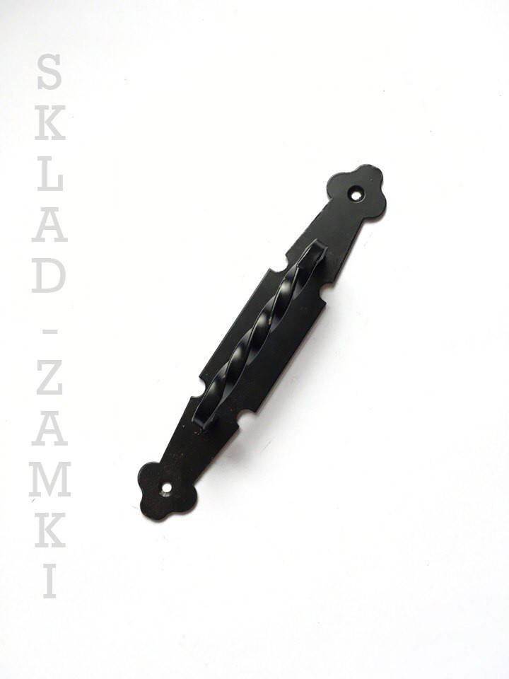 

Ручка накладная декоративная под ковку "Черная" (215х35), Черный