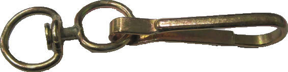 

Карабін пружний з вертлюгом посилений 55 мм