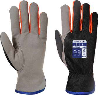 

Перчатки Portwest Wintershield A280 Черный/Оранжевый, L