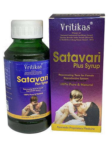 

Сироп Шатавари, 500мл, Вритикас, SHATAVARI PLUS SYROP