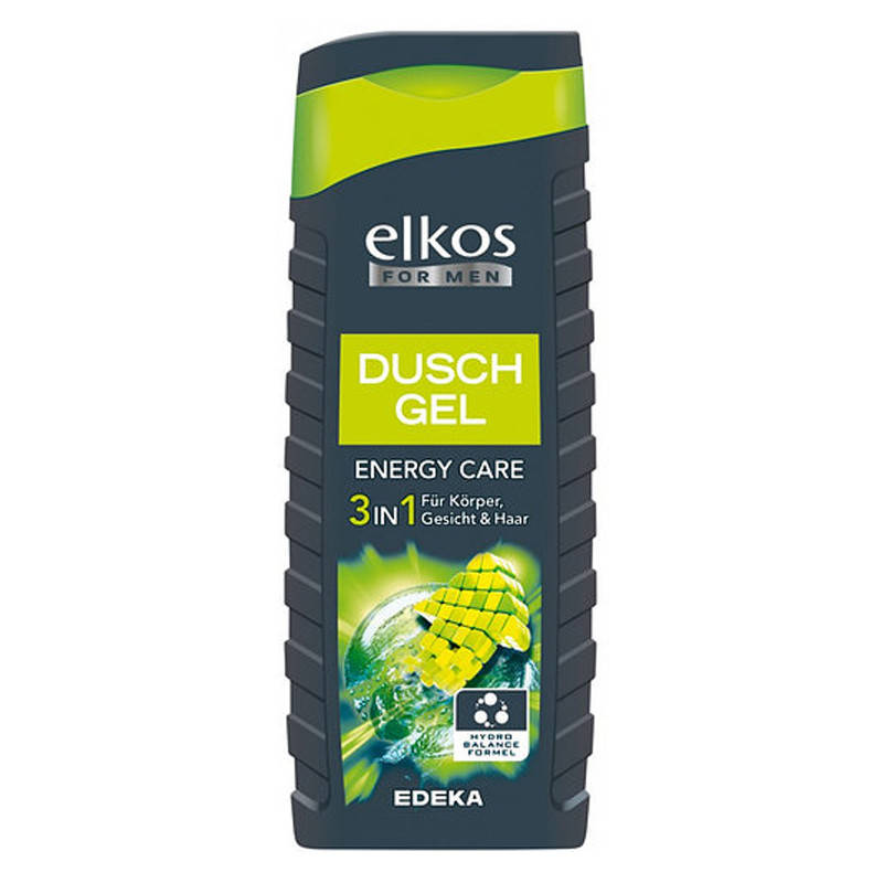 

Гель для душа мужской Elkos For Men Dusch Gel 3в1 Sport Зеленый 300 мл