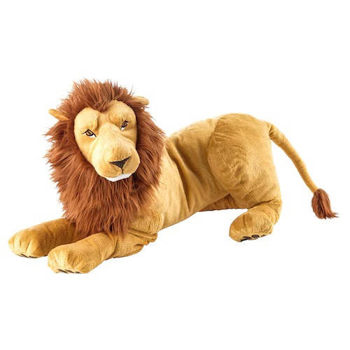 

Мягкая игрушка IKEA DJUNGELSKOG Лев Коричневый (204.028.07)