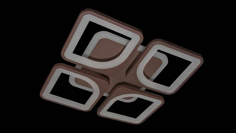 

Потолочная люстра с диммером и LED подсветкой 5543/4S CF LED 3color dimmer