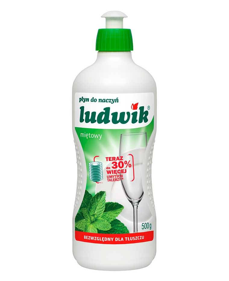 

Средство для мытья посуды Ludwik с экстрактом мяты, Людвик 450 мл