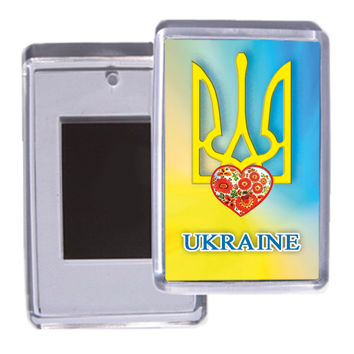

Украинский сувенирный магнит "Герб України - Арт 5"