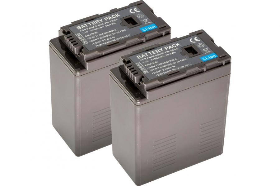 

2-Pack VW-VBG6 комплект из 2 аккумуляторов BestBatt Panasonic VW-VBG6