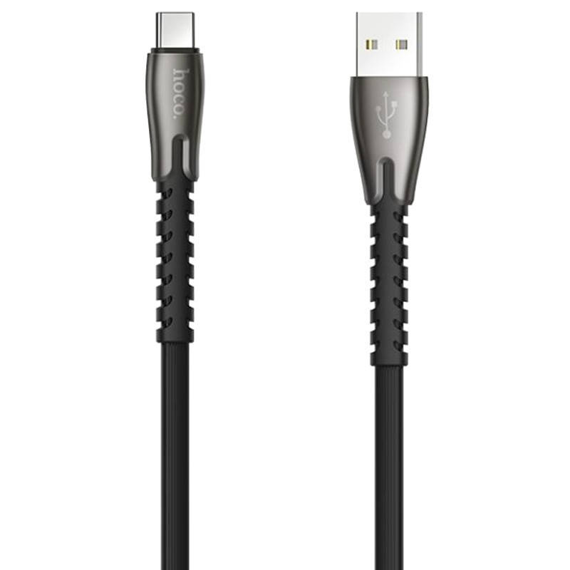 

Кабель для зарядки телефона, планшета USB Type-C Android HOCO U58 120см |3A| Черный