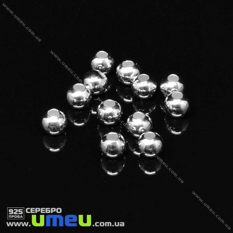 

Бусина Серебро (925 проба), 3 мм, 1 шт (SER-031563)