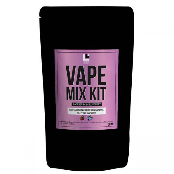 

Набор Vape Mix Kit Raspberry Blueberry, 30 мл Солевой
