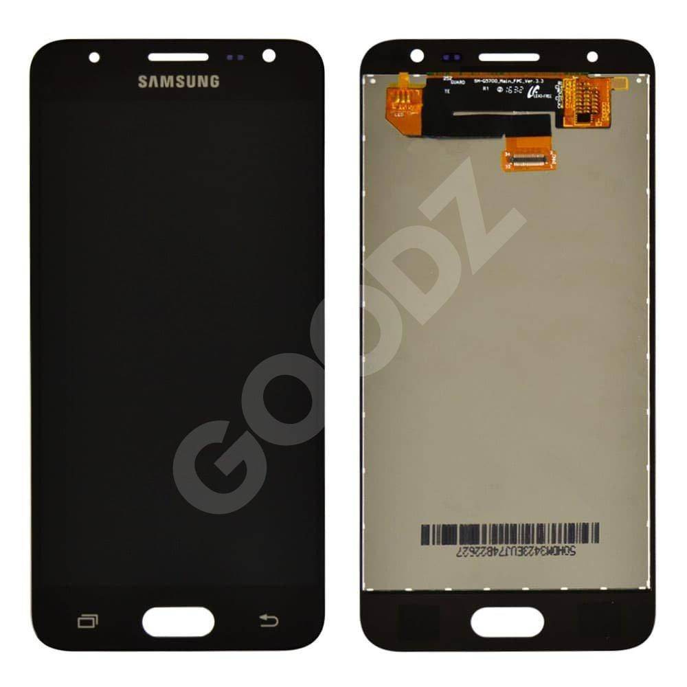 

Дисплей для Samsung G570F DS Galaxy J5 Prime (2016) с тачскрином в сборе, цвет черный, IPS (TFT)