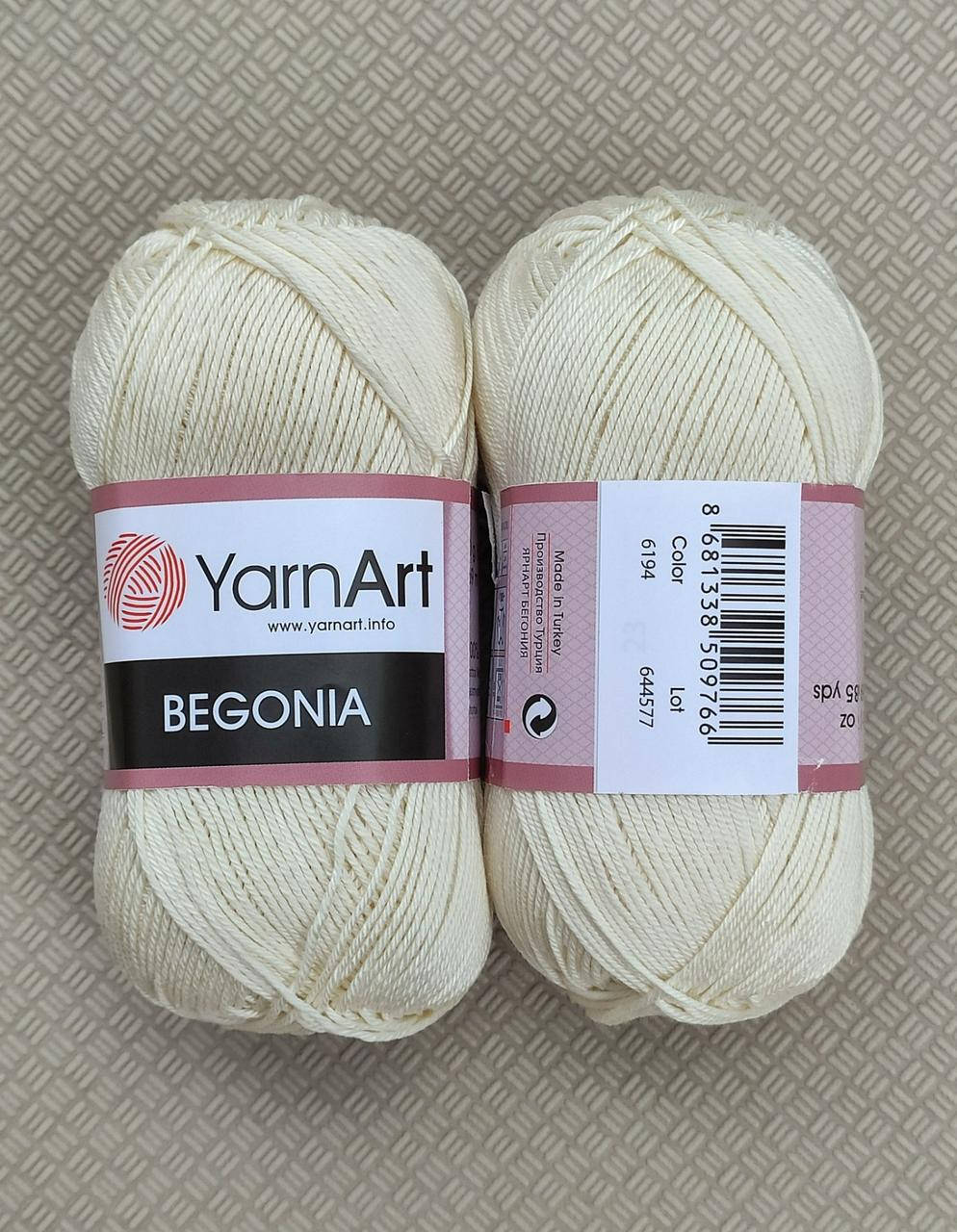 

YarnArt Begonia - 6194 молочно-бежевый