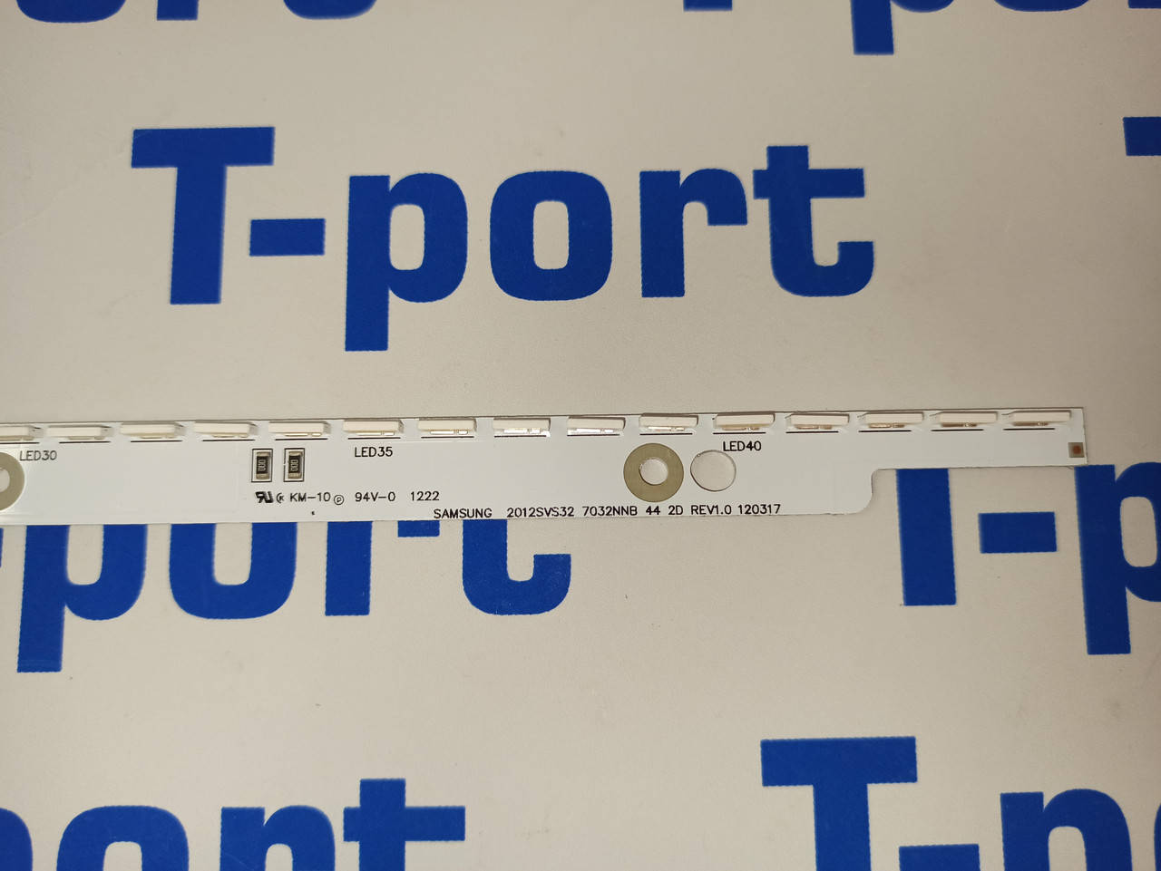 

Светодиодная подсветка торцевая Samsung 32" 2012SVS32 7032 NNB 44 2D Rev. 1.0 6v 6PIN