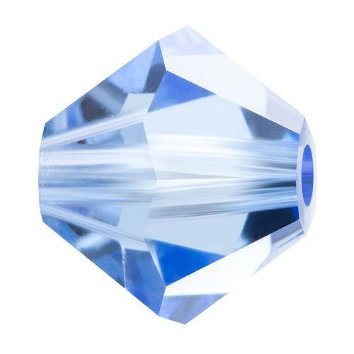 

Хрустальные биконусы Preciosa (Чехия) 3 мм Light Sapphire, Голубой