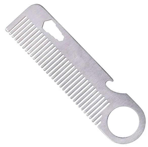 

Расческа BarberPro нержавеющая сталь с открывашкой бутылок и гаечным ключом (902004)