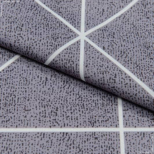 

Оксфорд-215 набивной принт ромбы, Серый