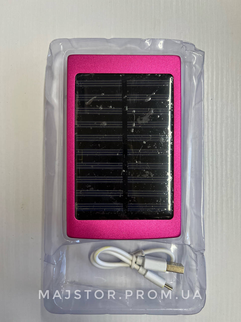 

Power Bank Smart 20000 mAH Original с солнечными батареями розовый (фактический 10 000 mAh), Разные цвета