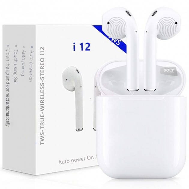 

Беспроводные наушники Unit i12S TWS Stereo Bluetooth 5.0 White (BN-101)
