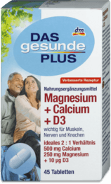 

Mivolis Magnesium + Calcium + D3 Tabletten для здоровых костей и зубов 45 шт.