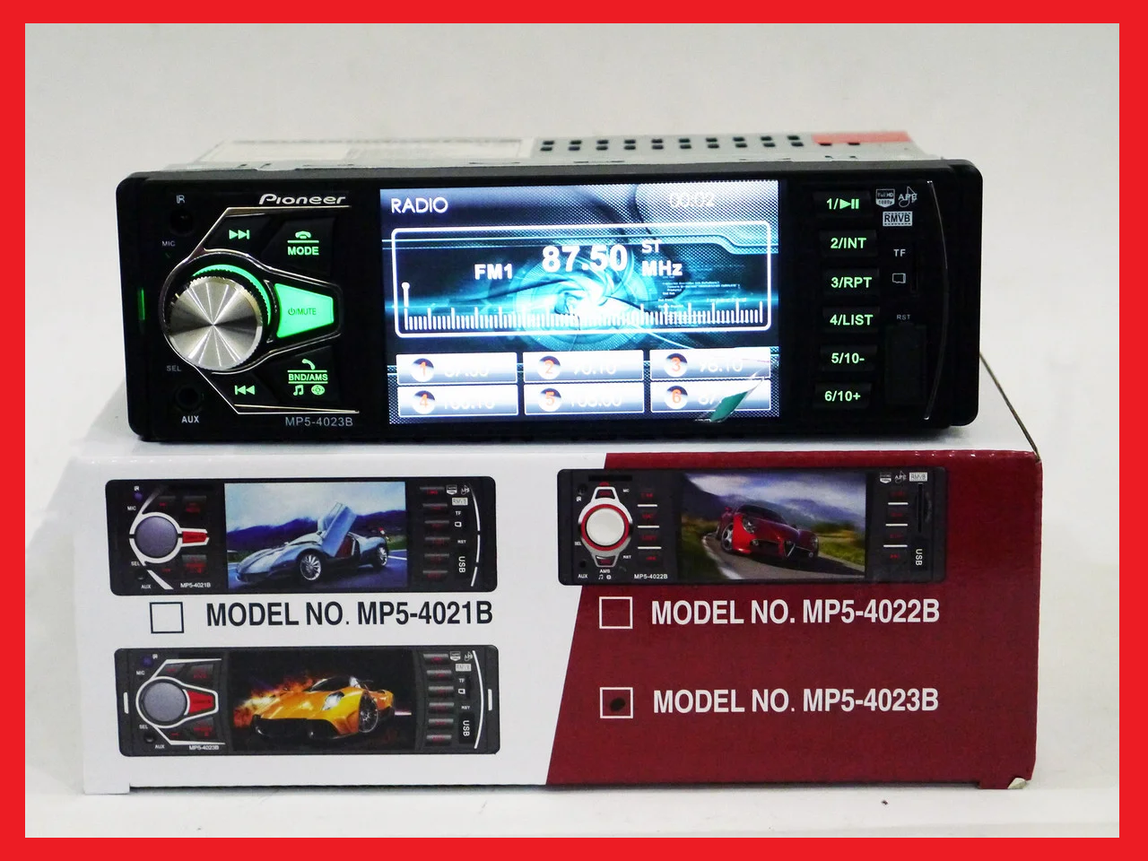 

Автомагнитола Pioneer 4023B ISO с экраном 4.1" дюйма AV-in