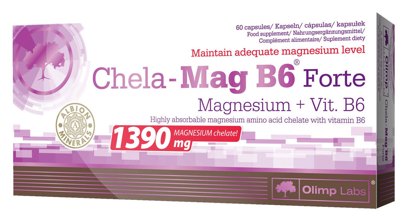 

Витамины и Минералы Olimp Chela-Mag B6 Forte 60 caps