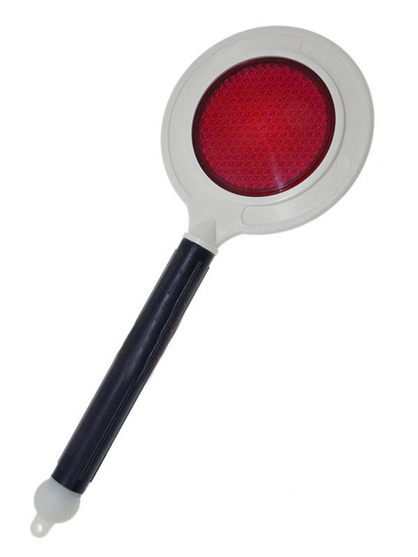 

Жезл полицейский отмашка для регулировки дорожного движения с катафотом