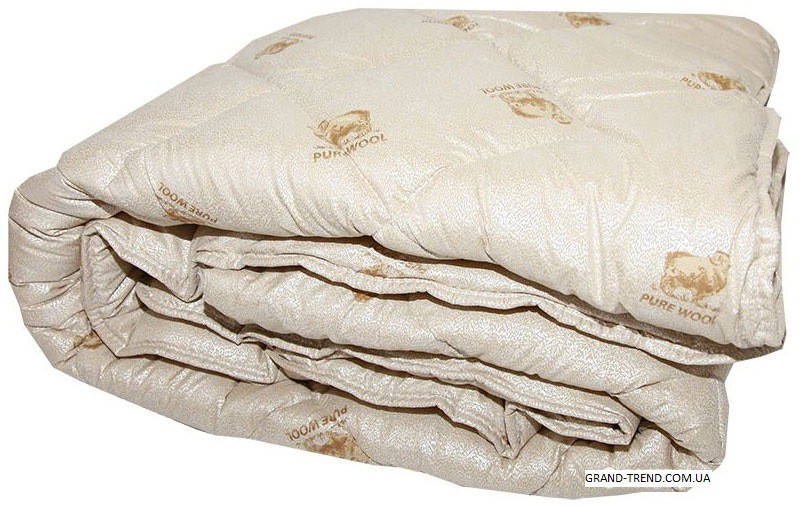 

Одеяло Евро размера из овечьей шерсти ARDA Pure Wool Gold