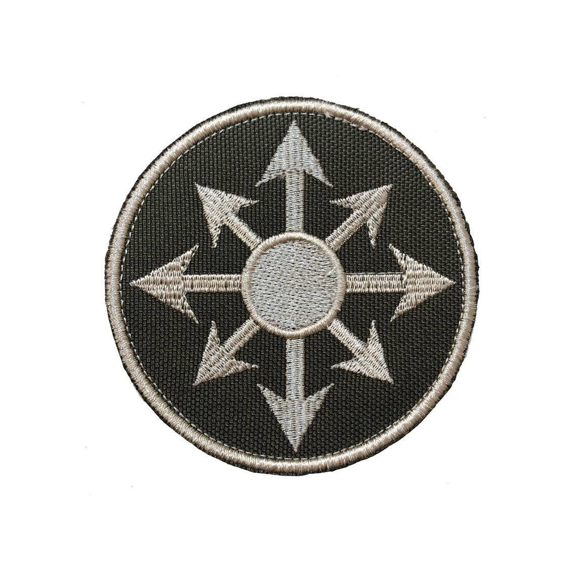 

"Star of chaos" "Зірка хаосу" Нашивка, патч , шеврон (Олива бежева)