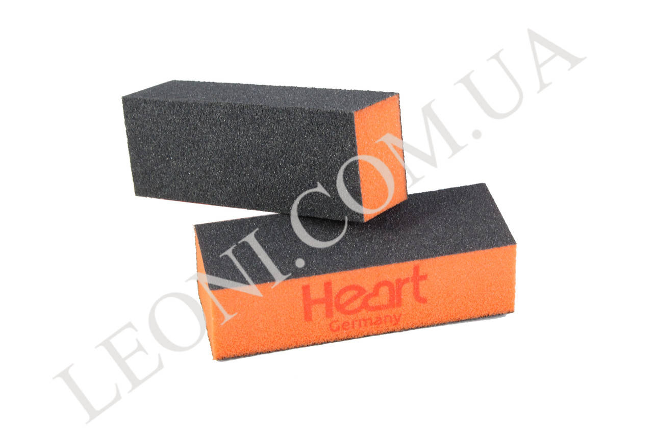 

Баф для ногтей Heart оранжевый 100/100