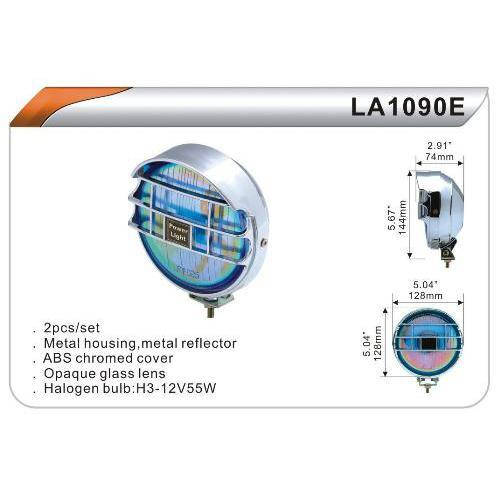 

Дополнительные фары противотуманные DLAA LA-1090 ERY хром H3-12V-55W/D=128mm пара