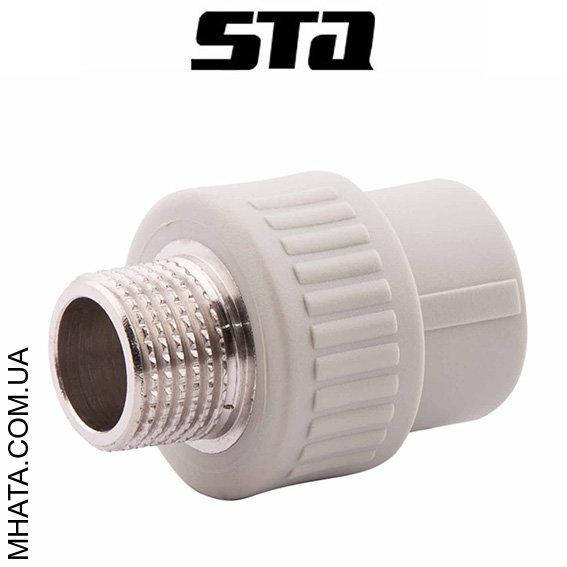 

Муфта с наружной резьбой d25*3/4н STA, Украина