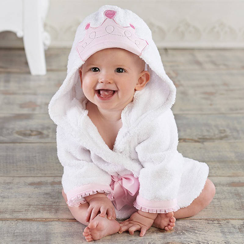 

Халат детский Babyaspen 90 Белый с розовым от 6 до 12 месяцев 48 см