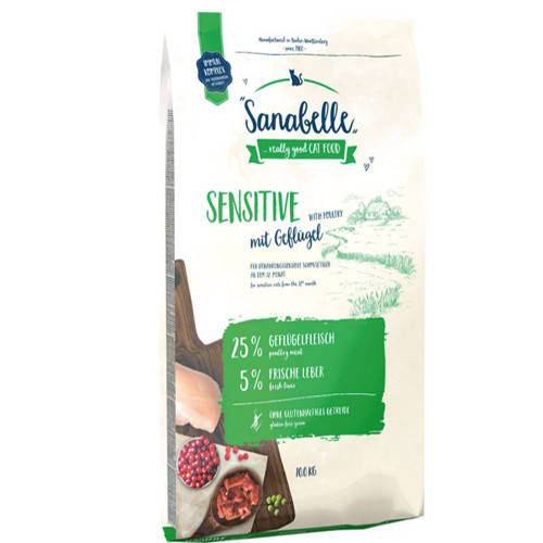 

Сухий корм для котів BOSCH Sanabelle Sensitive (mit geflugel) 10 kg з куркою