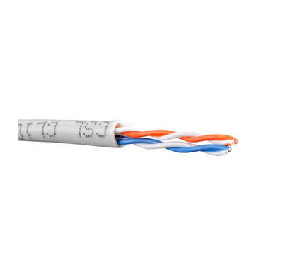 

Кабель UTP Cat.3 Omega 2x2x(0,43 CCA), диам.-3мм, серый, 305м