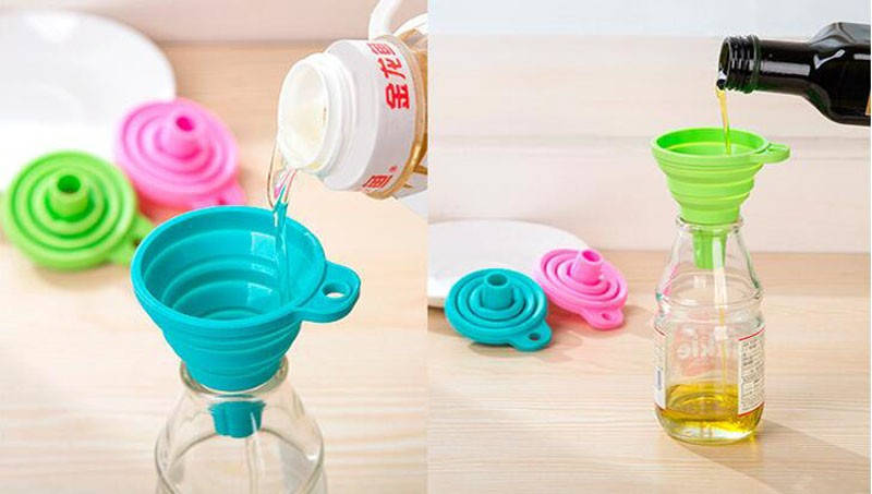 

Силиконовая воронка складная, лейка