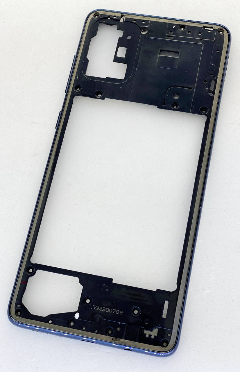 

Средняя часть корпуса для Samsung A715 Galaxy A71, черная, Черный