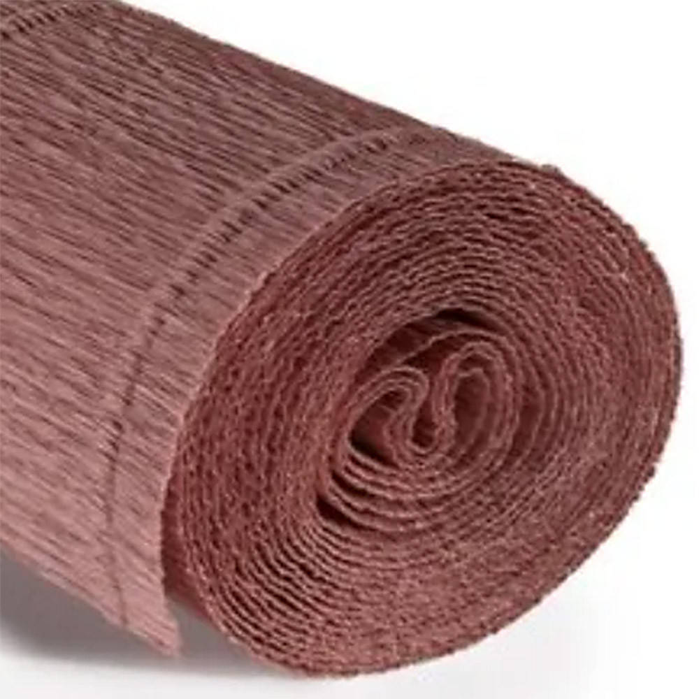 

Гофрированная бумага светло-кофейный (#613 Cocoa) плотная качественная бумага креп Италия 180г 2,5м