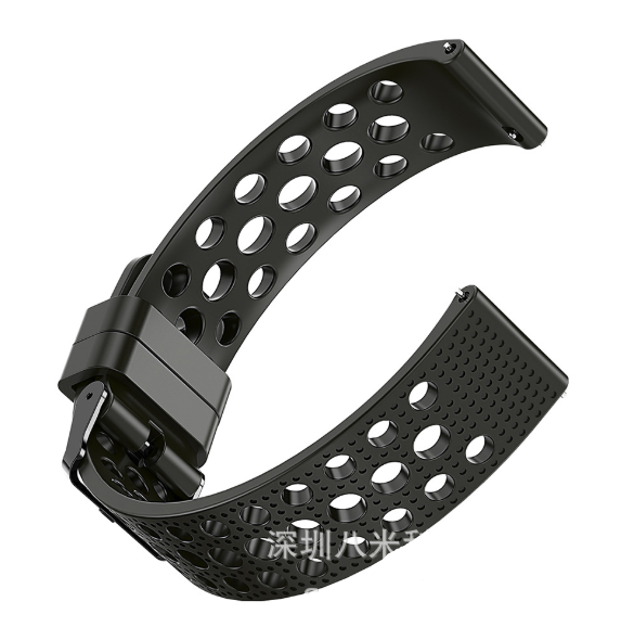 

Ремешок Breathable Fashion для Xiaomi AMAZFIT Pace / Stratos / 22 мм Black (Черный)