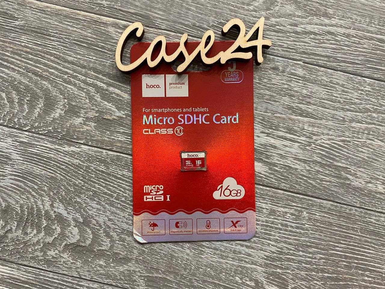 

Micro SDHC Card HOCO на 16gb (Class 10), Золотистый